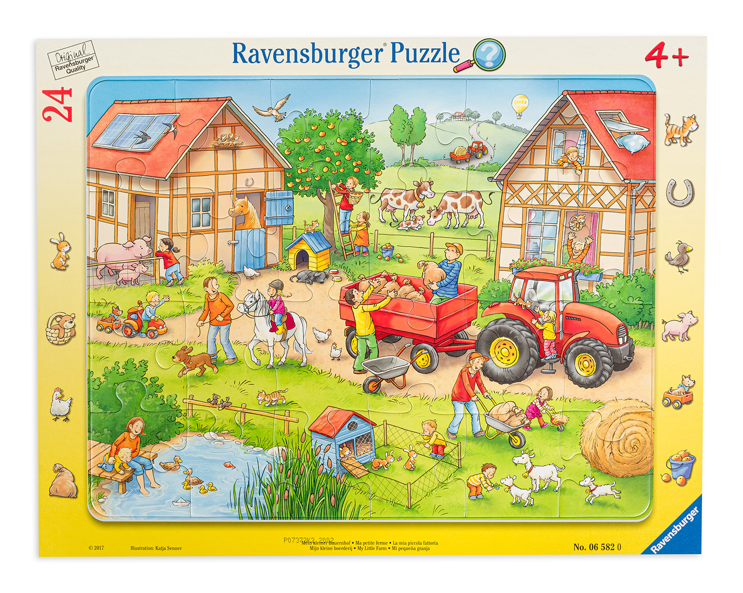Пъзел Ravensburger от 24 части - Моята малка ферма