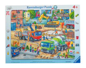 Пъзел Ravensburger от 24 части - Строителна площадка