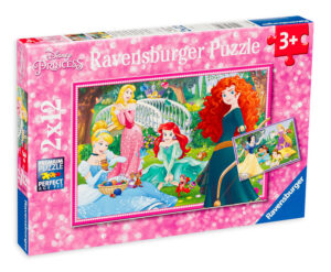 Пъзел Ravensburger от 2 x 12 части - Дисни принцеси