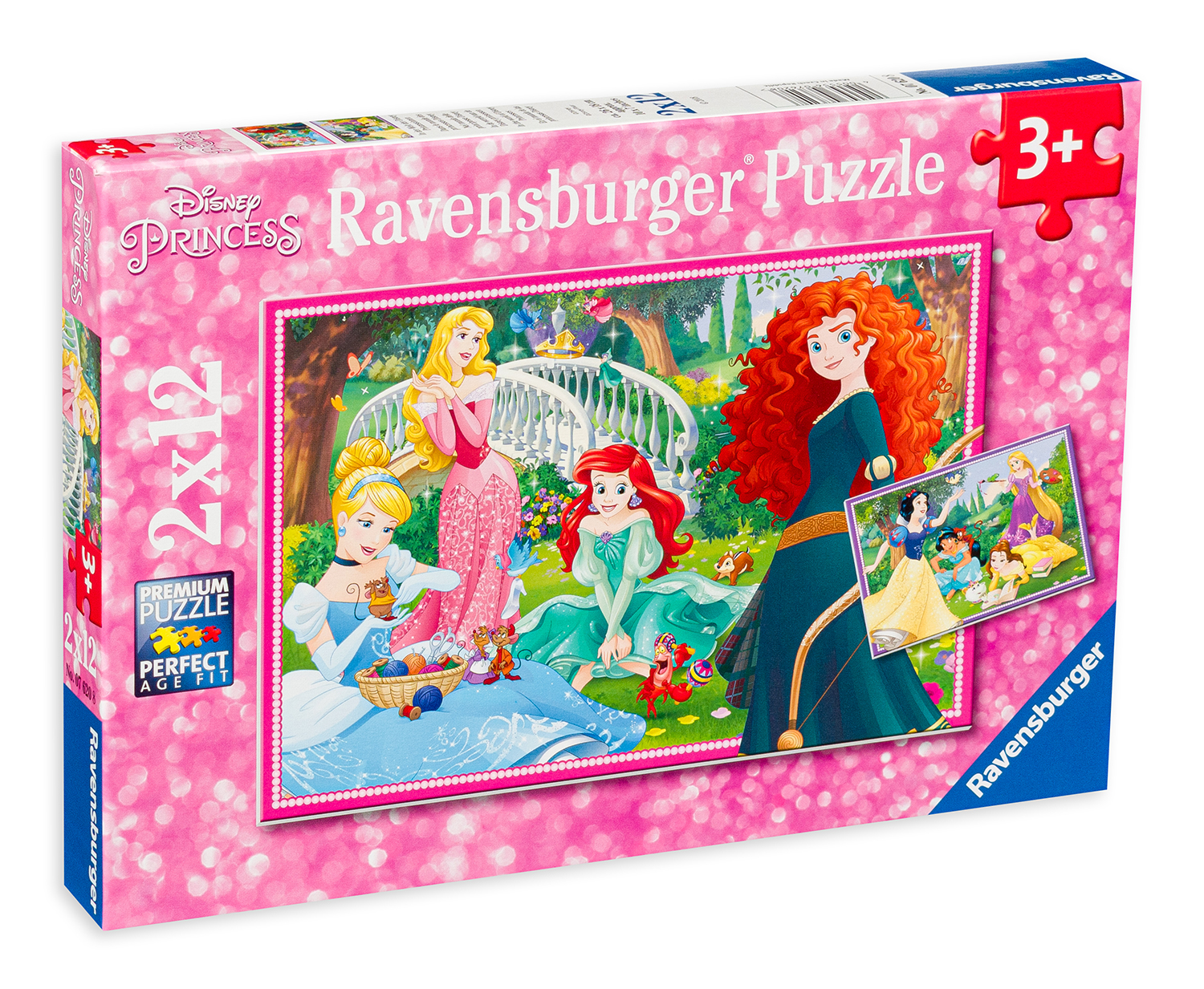 Пъзел Ravensburger от 2 x 12 части - Дисни принцеси