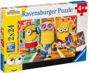 Пъзел Ravensburger от 2 x 24 части - Миньоните в действие