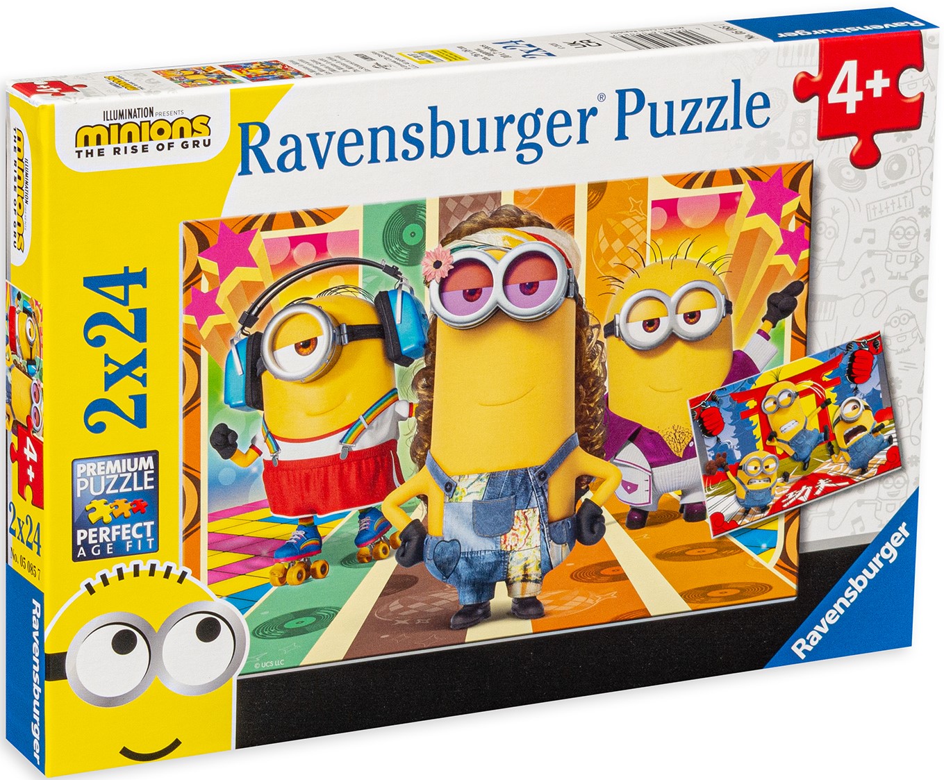 Пъзел Ravensburger от 2 x 24 части - Миньоните в действие