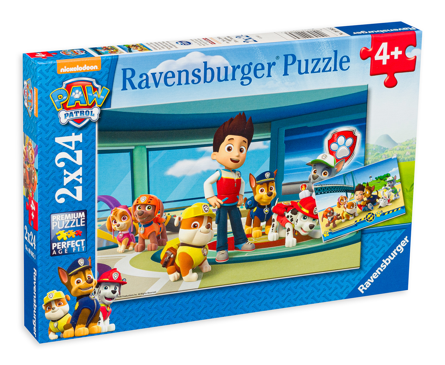 Пъзел Ravensburger от 2 x 24 части - Пес патрул