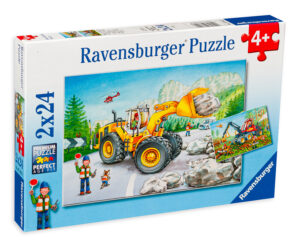 Пъзел Ravensburger от 2 x 24 части - Работни машини