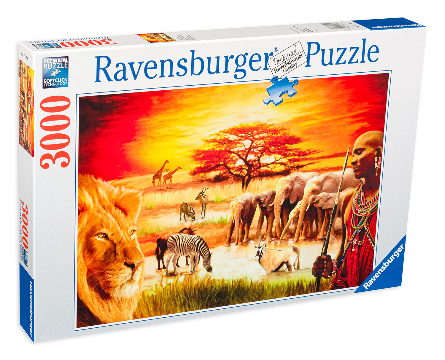 Пъзел Ravensburger от 3000 части - Африка