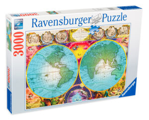 Пъзел Ravensburger от 3000 части - Антична карта на света