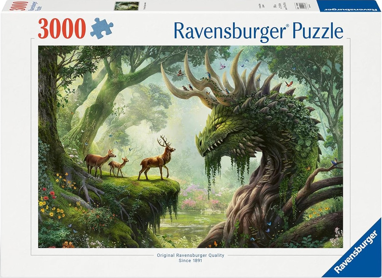 Пъзел Ravensburger от 3000 части - Горският дракон се събужда