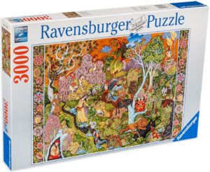 Пъзел Ravensburger от 3000 части - Градината на слънчевите знаци