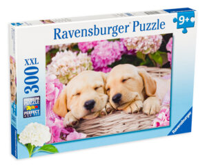 Пъзел Ravensburger от 300 части - Кученца в кошничка