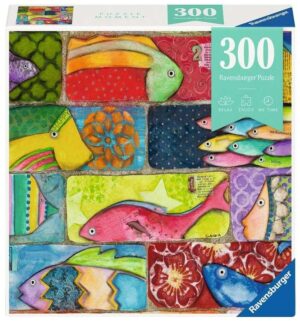 Пъзел Ravensburger от 300 части - Плочки с риби