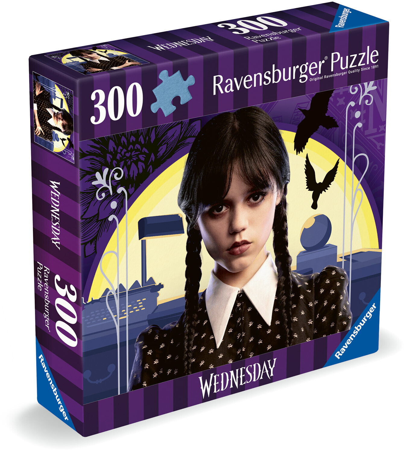 Пъзел Ravensburger от 300 части - Wednesday, Зона без прегръдки