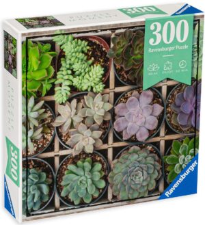Пъзел Ravensburger от 300 части - Зелени цветя
