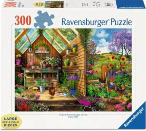 Пъзел Ravensburger от 300 XXL части - Бягството на градинаря