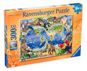 Пъзел Ravensburger от 300 XXL части - Дивият свят