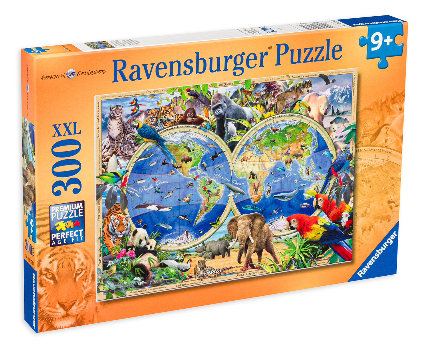 Пъзел Ravensburger от 300 XXL части - Дивият свят