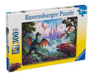 Пъзел Ravensburger от 300 XXL части - Гневът на драконите