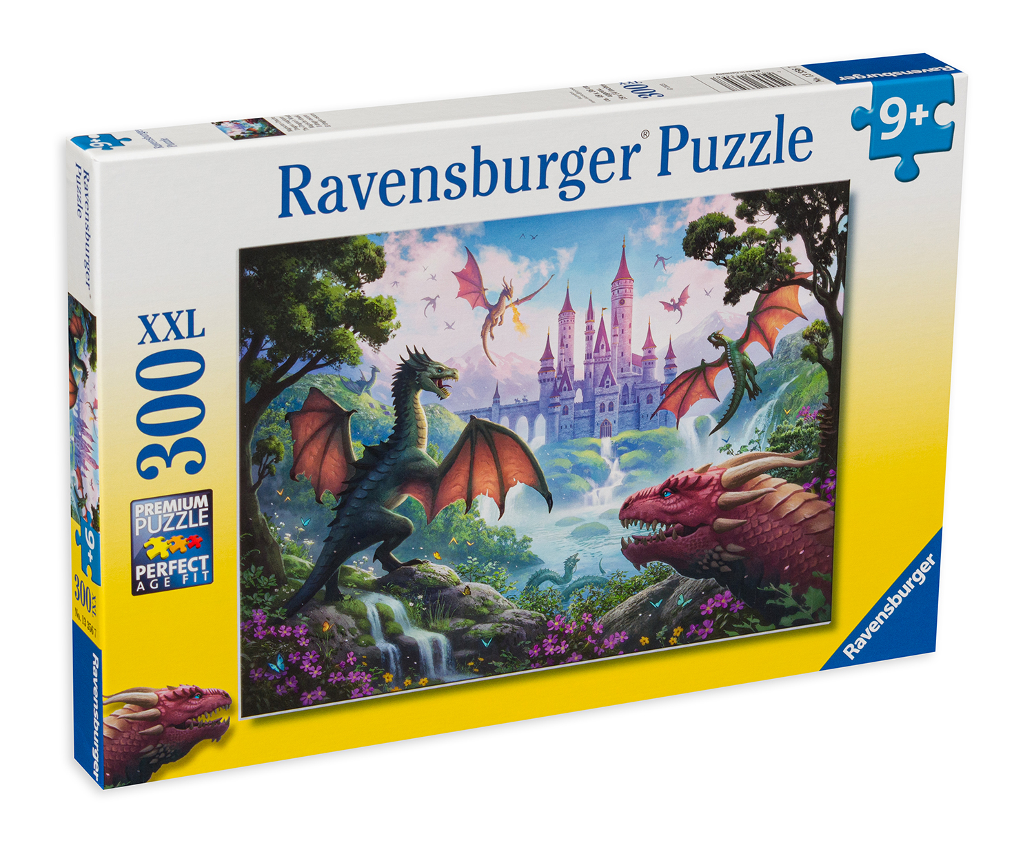 Пъзел Ravensburger от 300 XXL части - Гневът на драконите