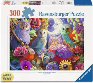Пъзел Ravensburger от 300 XXL части - Нощни сови