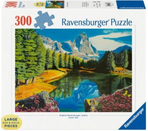 Пъзел Ravensburger от 300 XXL части - Отражения на Скалистите планини