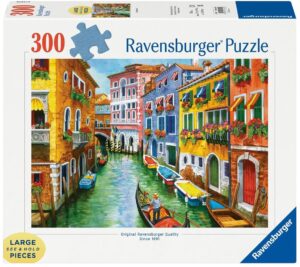 Пъзел Ravensburger от 300 XXL части - Разходка с гондола