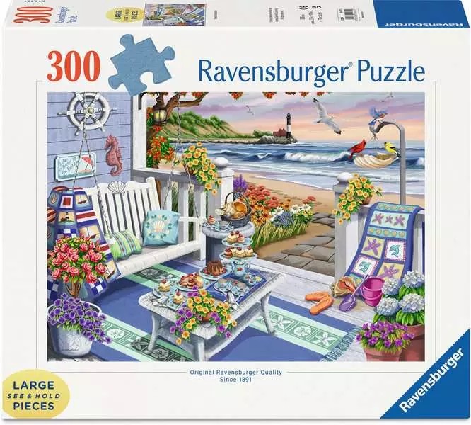 Пъзел Ravensburger от 300 XXL части - Слънчев морски бряг