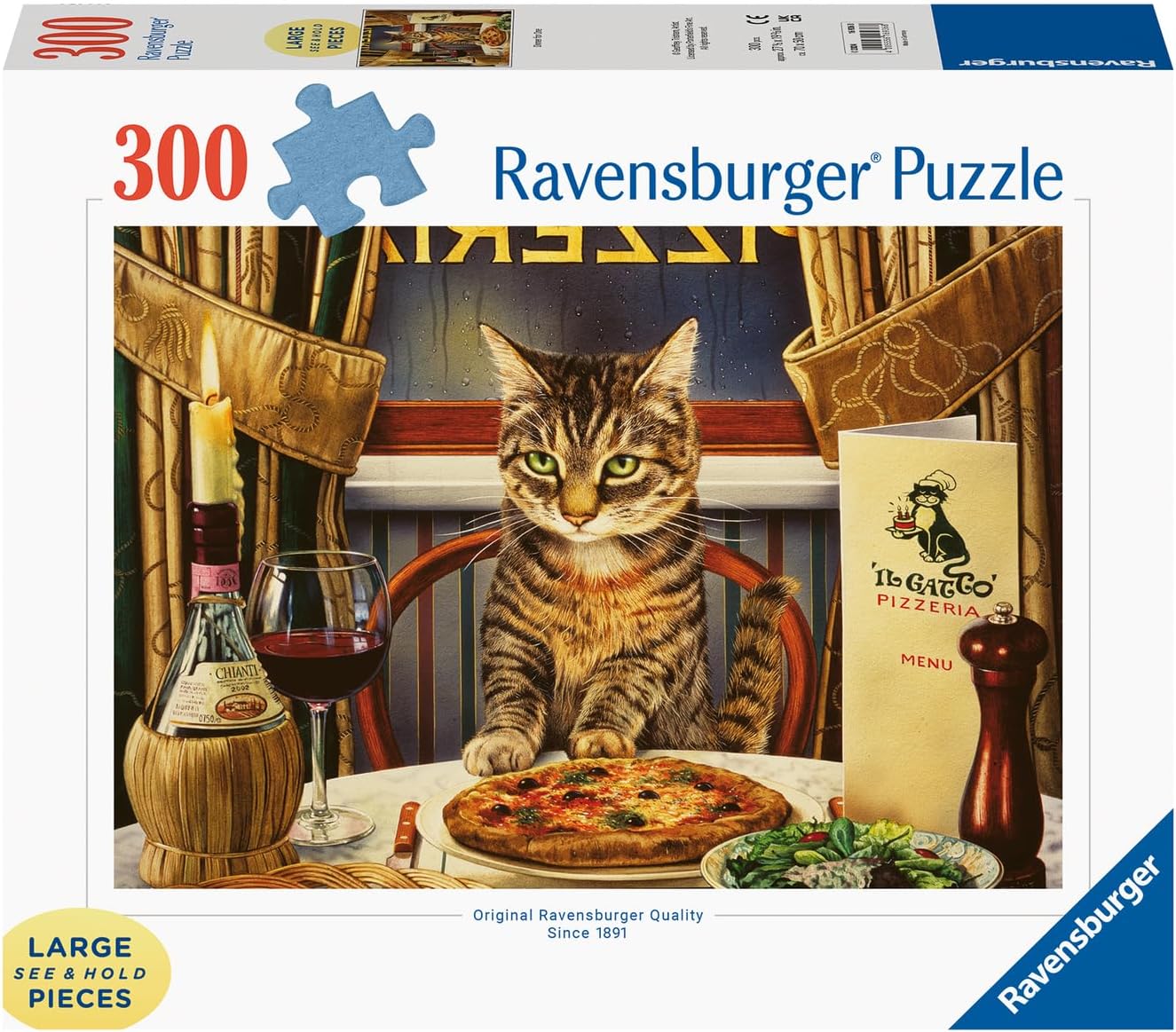 Пъзел Ravensburger от 300 XXL части - Вечеря за един