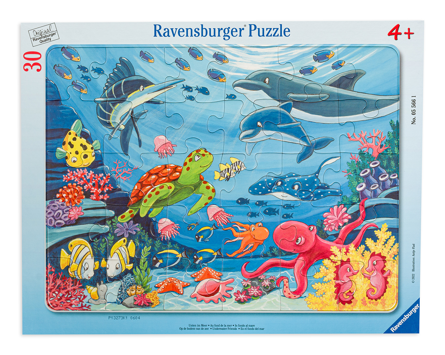 Пъзел Ravensburger от 30 части - Долу в морето