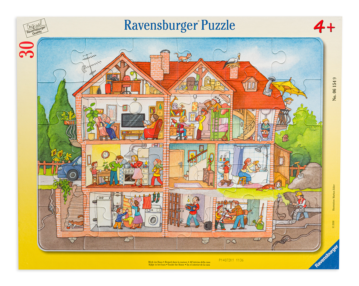 Пъзел Ravensburger от 30 части - Вкъщи