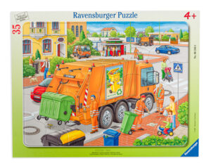 Пъзел Ravensburger от 35 части - Камион за почистване