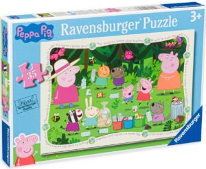 Пъзел Ravensburger от 35 части - Пепа и приятели