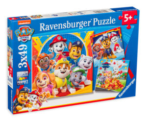 Пъзел Ravensburger от 3 х 49 части - Пес Патрул