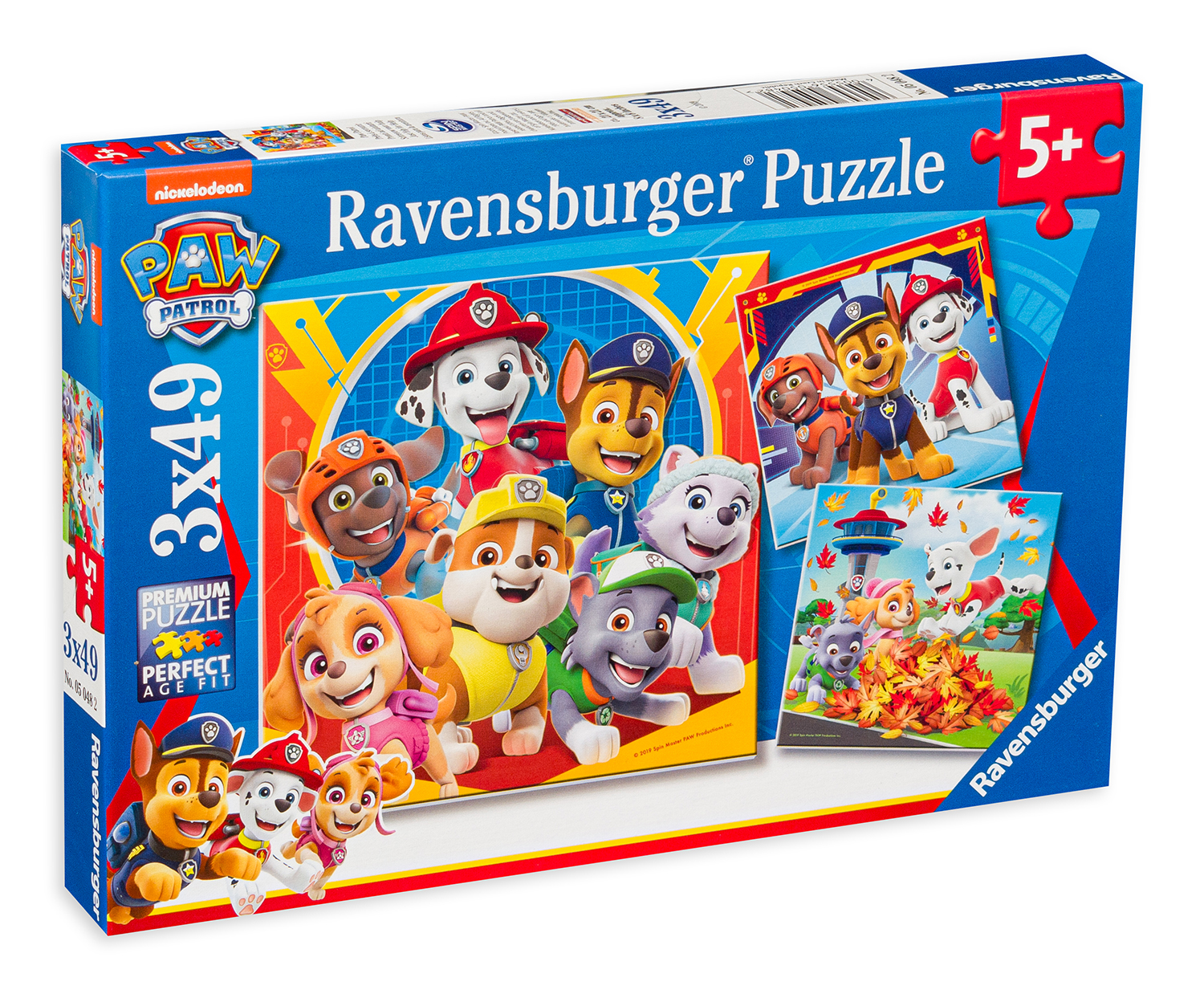 Пъзел Ravensburger от 3 х 49 части - Пес Патрул