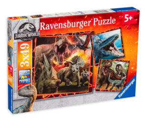 Пъзел Ravensburger от 3 x 49 части - Инстинкт за лов
