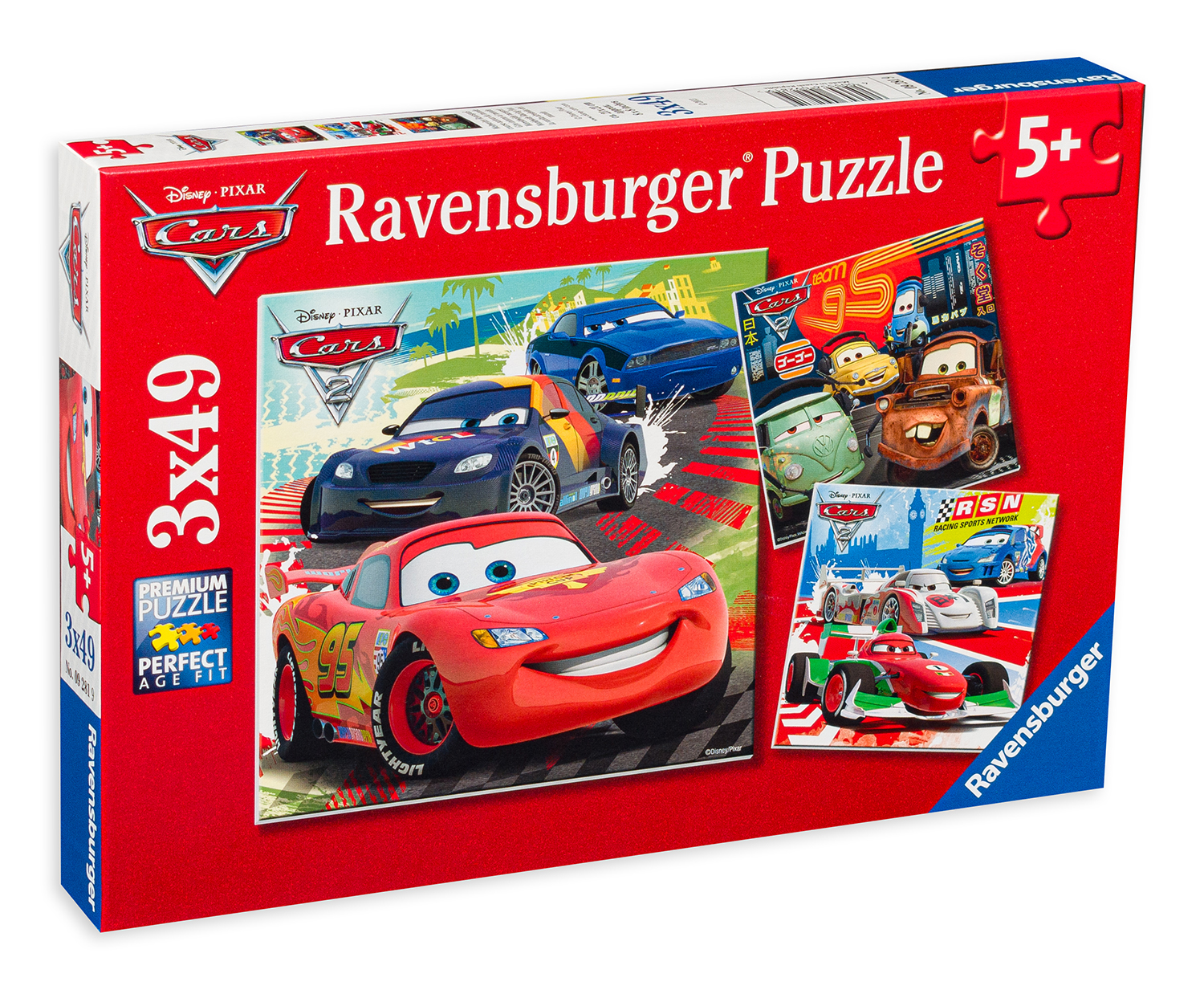 Пъзел Ravensburger от 3 x 49 части - Колите