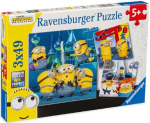 Пъзел Ravensburger от 3 x 49 части - Миньоните