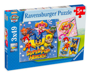 Пъзел Ravensburger от 3 x 49 части - Пес Патрул