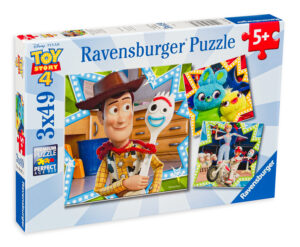 Пъзел Ravensburger от 3 x 49 части - Приятелства в Играта на играчките 4
