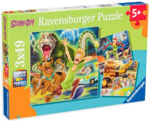 Пъзел Ravensburger от 3 x 49 части - Скуби Ду