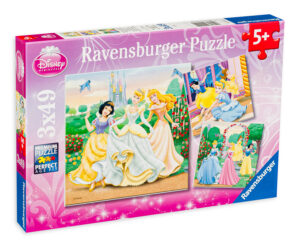 Пъзел Ravensburger от 3 x 49 части - Забавление с Дисни Принцеси