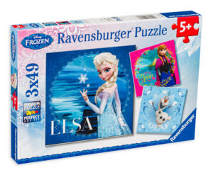 Пъзел Ravensburger от 3 x 49 части - Замръзналото кралство