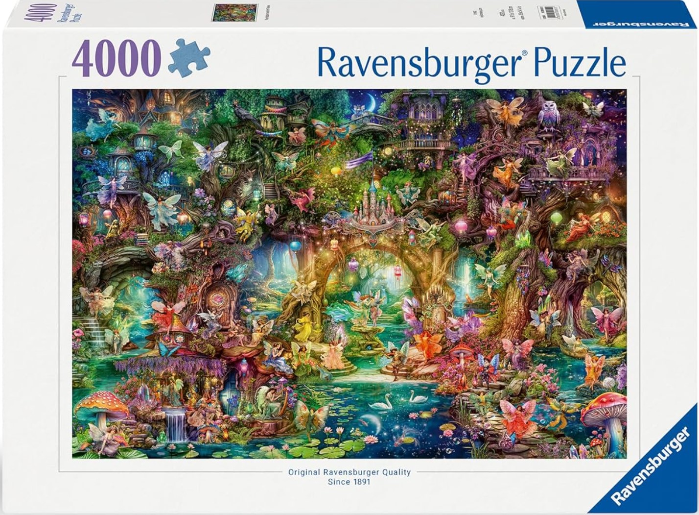 Пъзел Ravensburger от 4000 части - Скритият свят на феите