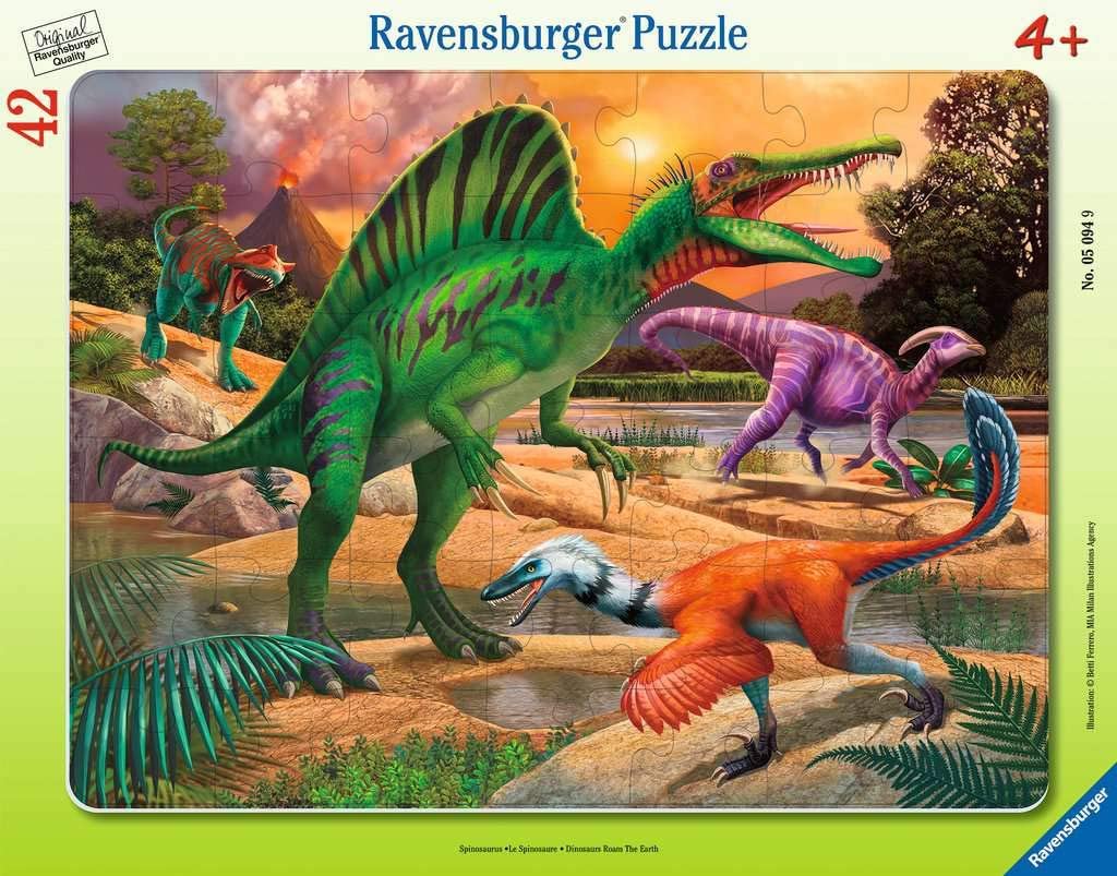 Пъзел Ravensburger от 42 части - Спинозавър