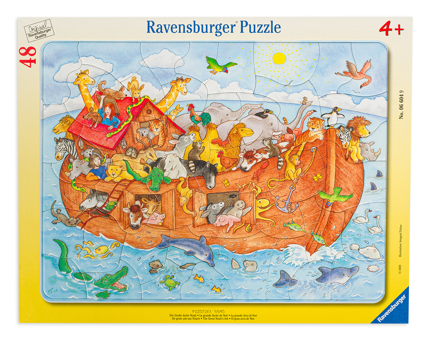 Пъзел Ravensburger от 48 части - Ноев ковчег