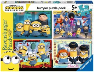 Пъзел Ravensburger от 4 х 100 части - Аз, проклетникът