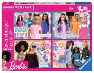 Пъзел Ravensburger от 4 х 100 части - Барби