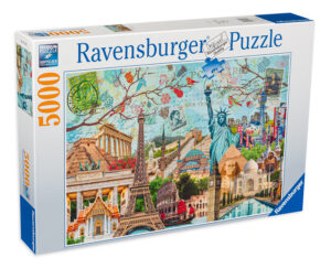 Пъзел Ravensburger от 5000 части - Колаж: голям град