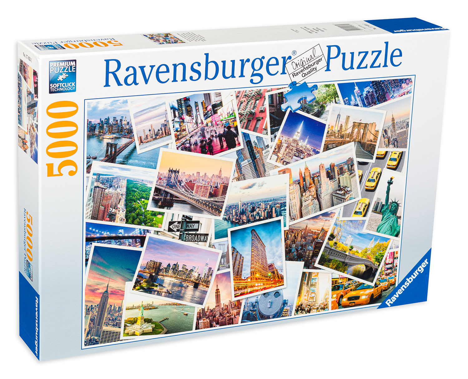 Пъзел Ravensburger от 5000 части - Ню Йорк, градът, който никога не спи