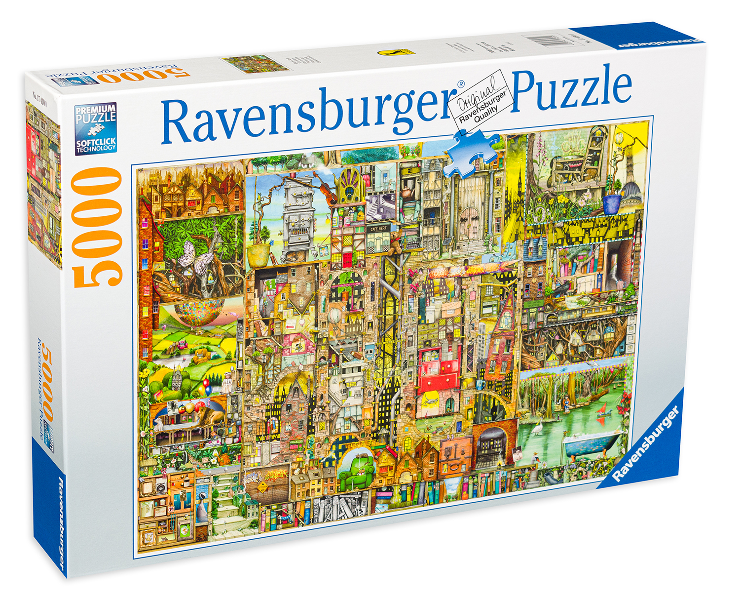 Пъзел Ravensburger от 5000 части - Странният град