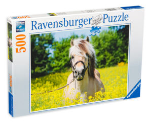 Пъзел Ravensburger от 500 части - Бял кон