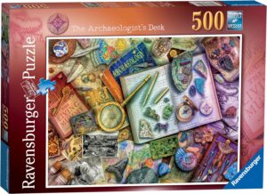 Пъзел Ravensburger от 500 части - Бюрото на археолога